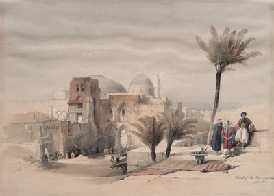 聖墳墓教会、エルサレム、1839年。 作： David Roberts