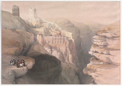聖サバ修道院 作： David Roberts