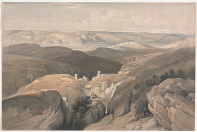 聖サバ修道院、1839年。 作： David Roberts