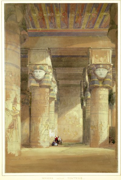 デンデラ古代テンティリス 作： David Roberts