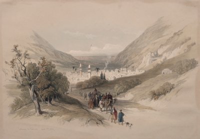 ナブラスへの入り口、1839年。 作： David Roberts