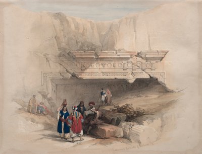 王の墓、エルサレムへの入り口 作： David Roberts
