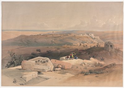 ガザ、1839年。 作： David Roberts