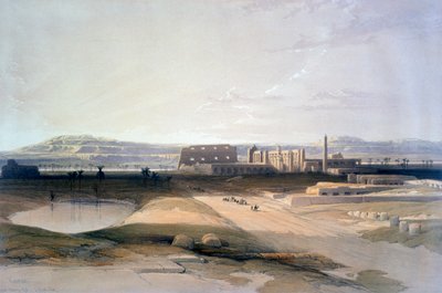 カルナック、19世紀 作： David Roberts