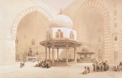 スルタンハッサンのモスク、1848 作： David Roberts