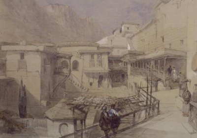 シナイ山（水彩・紙） 作： David Roberts