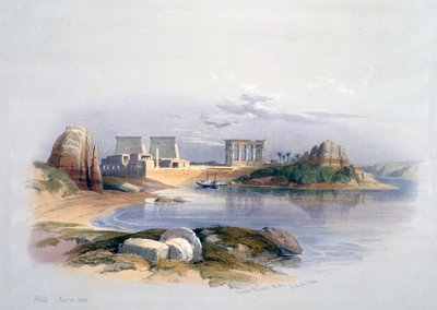 フィラエ、1838 作： David Roberts