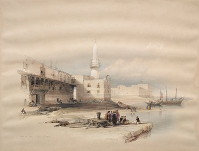 スエズの岸壁、1839年。 作： David Roberts