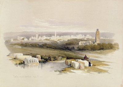 ラミー、「聖地」から、ルイ・ハゲ（1806-85）、1839によって刻まれました 作： David Roberts