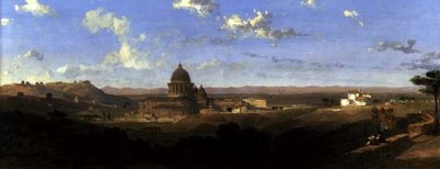 サンピエトロ、ローマを振り返る 作： David Roberts