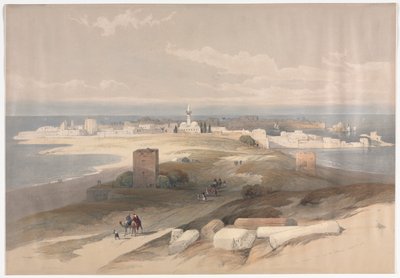 Sur または Tsor、地峡の古代タイヤ 作： David Roberts