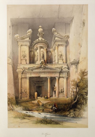 財務省-エルハースネ、「聖地」シリーズ、1842年から1849年 作： David Roberts