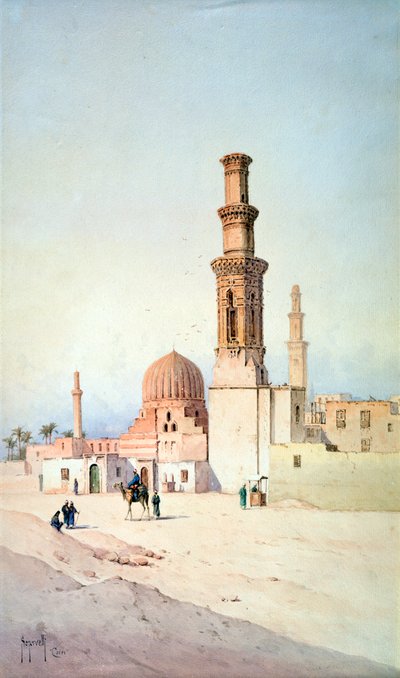 カイロの墓、カイロ、c1907 作： David Roberts
