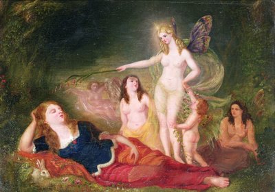 真夏の夜の夢、1840 作： David Scott