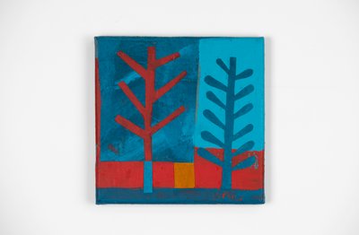 ワイルド・ファイア 2、2021年（ペイント、コラージュ） 作： David Shillinglaw