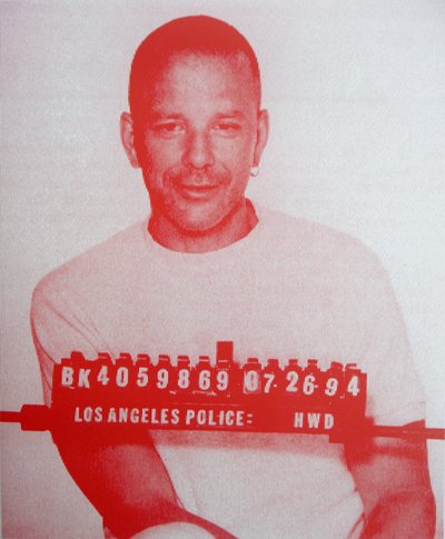 ミッキー・ロークII（紙にスクリーン印刷） 作： David Studwell