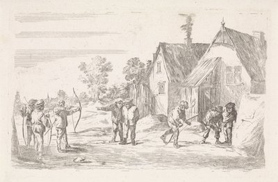 射手 ジャンル 野外シーン（シリーズタイトル） 作： David Teniers (II)