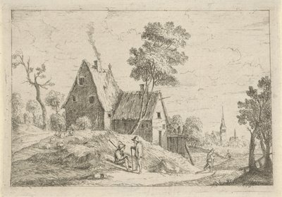 家のある風景 作： David Teniers (II)