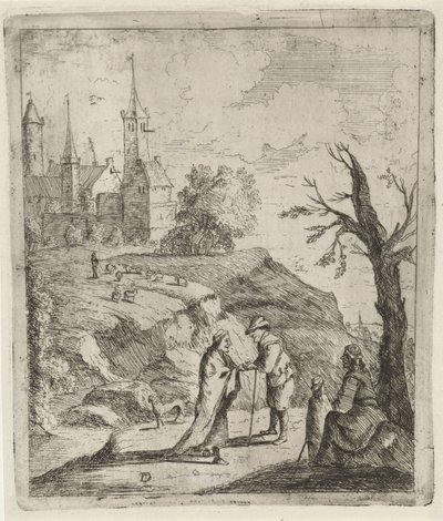 占い師のいる風景 作： David Teniers (II)