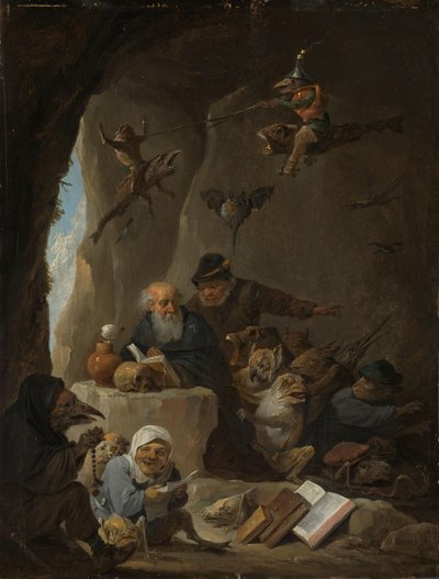聖アントニウスの誘惑 作： David Teniers (II)