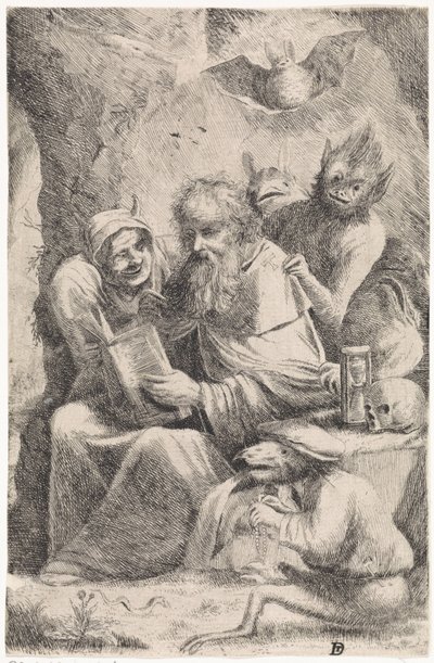 聖アントニウスの誘惑 作： David Teniers (II)