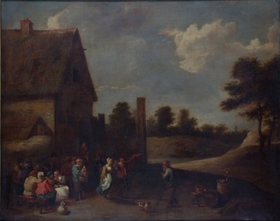 「農民の酒宴」、1630-1690 作： David Teniers II