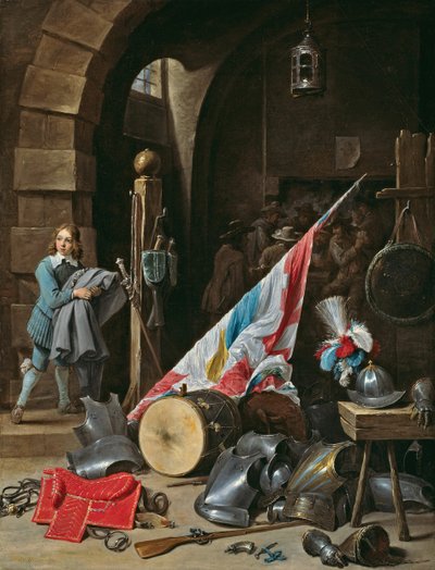 衛兵所、164050。 作： David Teniers II