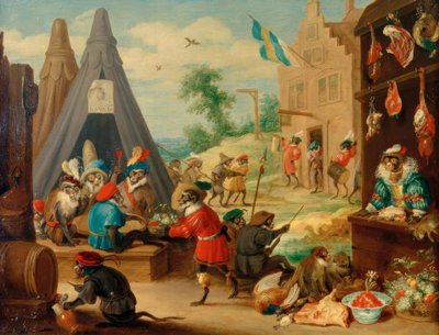 アフェンフェスト 作： David Teniers the Younger