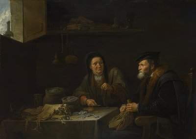 豊かな穀物農家のたとえ。 1648年頃 作： David Teniers the Elder