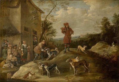 休憩ハンター 作： David Teniers the Elder