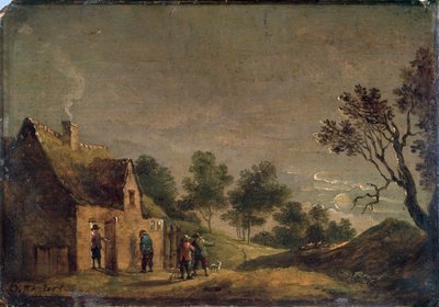 17世紀の夜の居酒屋 作： David Teniers the Younger