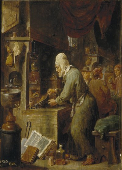 錬金術師、1631-1640 作： David Teniers the Younger