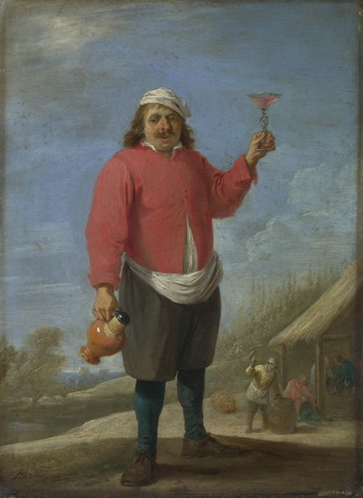 秋シリーズ「四季」よりc。 1644 作： David Teniers the Younger