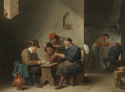 カード・プレーヤー 作： David Teniers the Younger