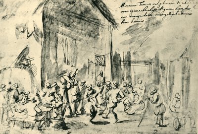 カントリーダンス、17世紀半ば後半、1943年。 作： David Teniers the Younger