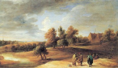 ジプシーのいる風景 作： David Teniers the Younger