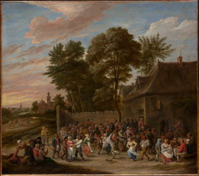 農民の踊りと饗宴 作： David Teniers the Younger
