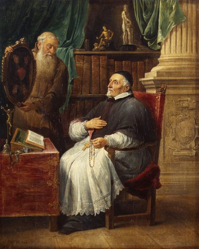 アントニウス・トリエスト司教と弟のカプチン会士オイゲンの肖像 作： David Teniers the Younger