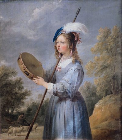 羊飼いの女 作： David Teniers the Younger