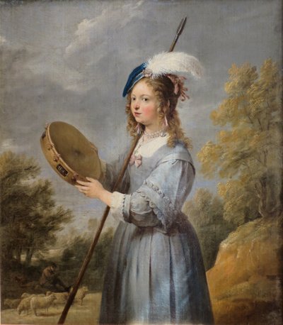 羊飼いの女 作： David Teniers the Younger