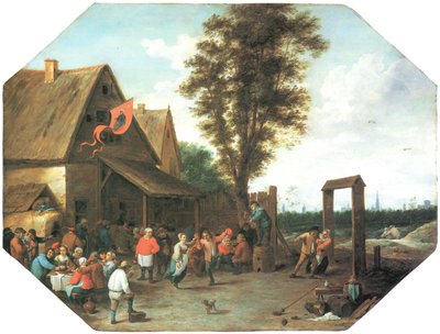 セント・ジョージ・デー・ビレッジ・フェスティバル 作： David Teniers the Younger