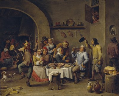 ビーンキングビーンキングの饗宴 作： David Teniers the Younger