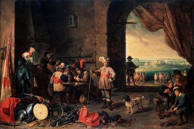 警備室、1642 作： David Teniers the Younger