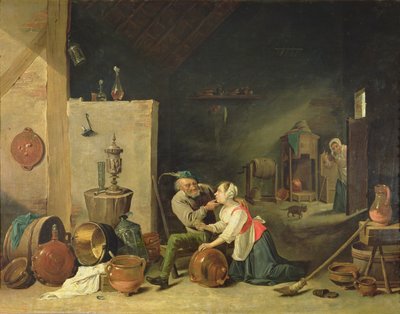 老人と僕（1800） 作： David Teniers the Younger