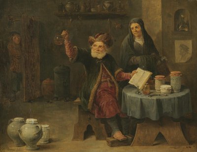 医師の診察 作： David Teniers the Younger