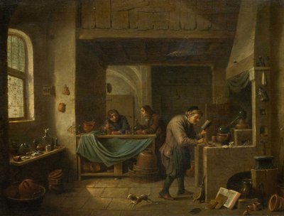 錬金術師とその弟子 作： David Teniers the Younger
