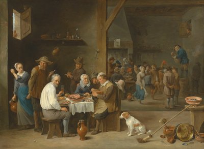 ハム・ディナー 作： David Teniers the Younger