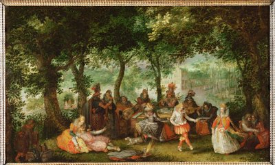 田舎のパーティー 作： David Vinckeboons