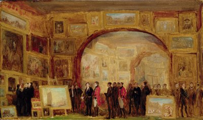 英国の機関での古いマスターの展覧会 作： David Wilkie