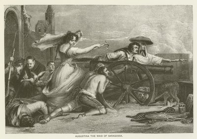 サラゴサのメイド、アウグスティナ 作： David Wilkie
